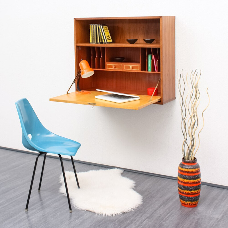 WK wall desk in walnut - 1960s