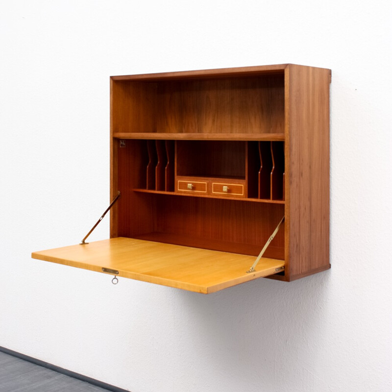 WK wall desk in walnut - 1960s