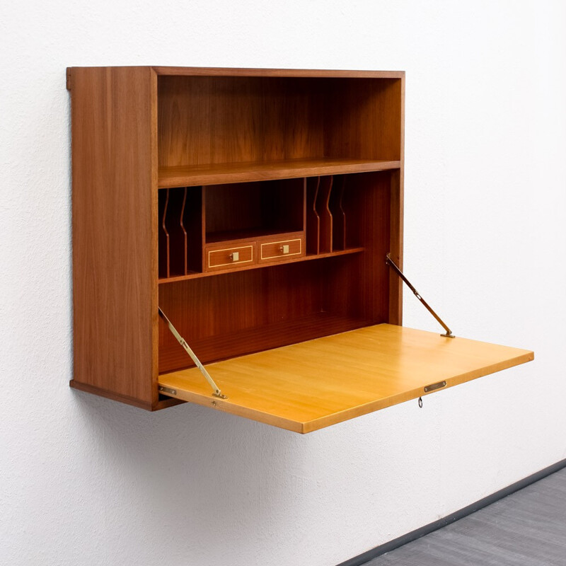 WK wall desk in walnut - 1960s