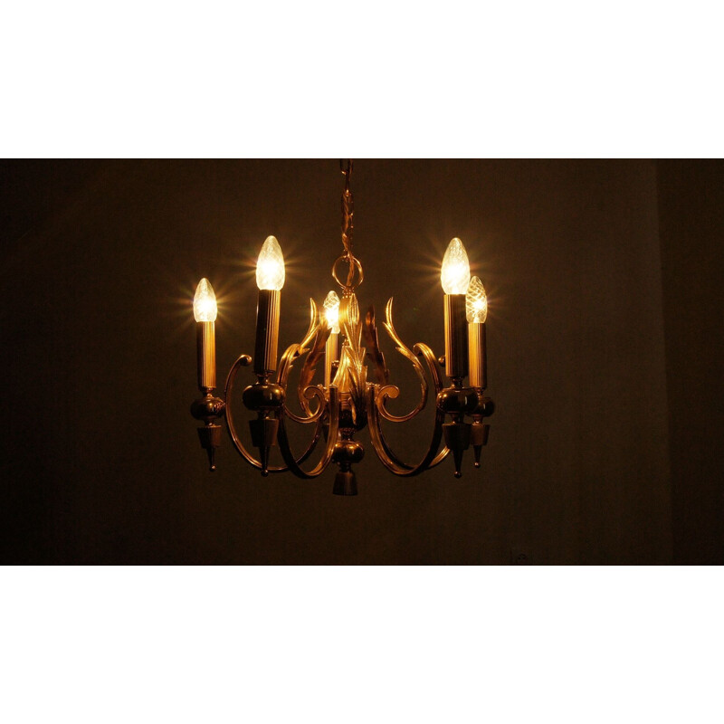 Vintage chandelier by Gaetano Sciolari for Sciolari Milano