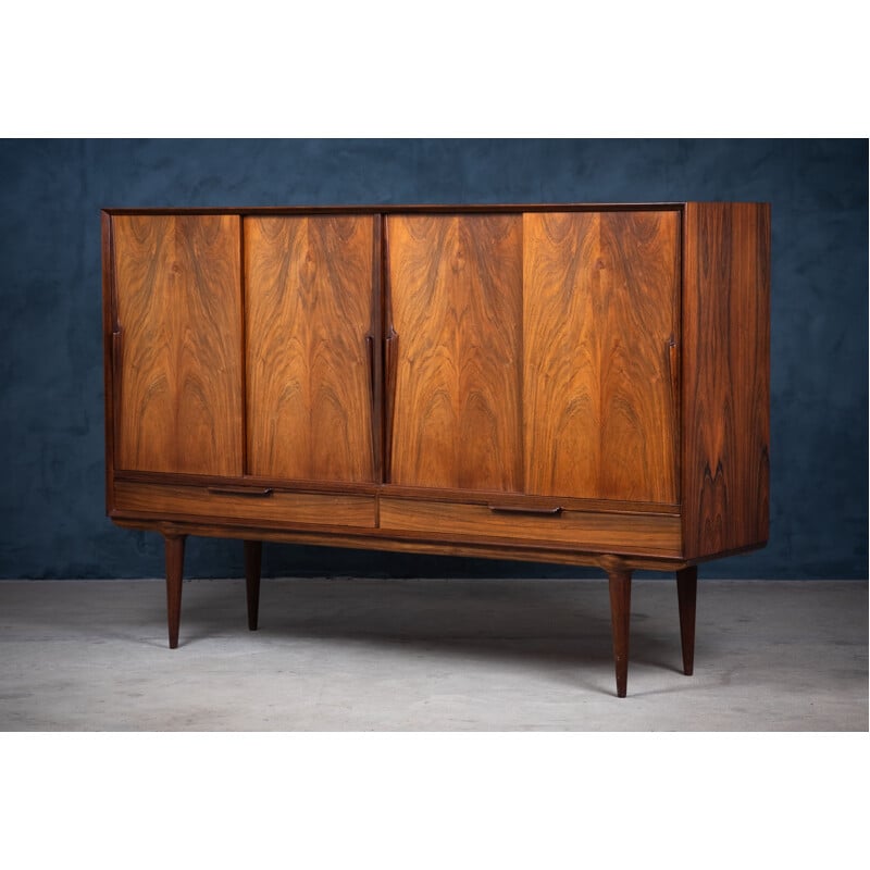 Credenza vintage in palissandro modello 13 di Gunni Omann per Omann Jun, Danimarca 1960