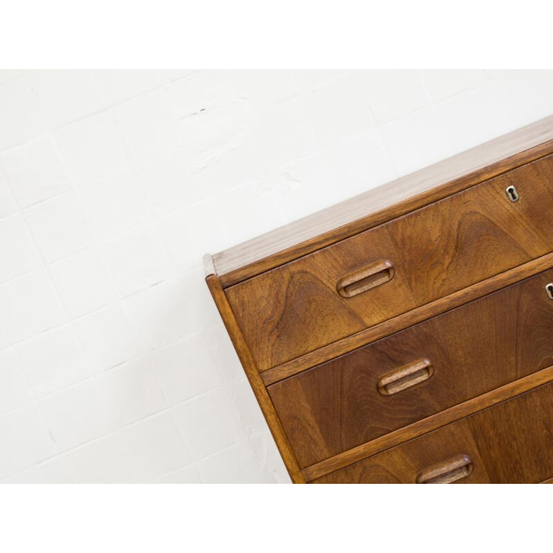  Danish chest of 4 drawers in teak - 1960s