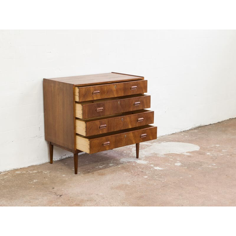  Danish chest of 4 drawers in teak - 1960s