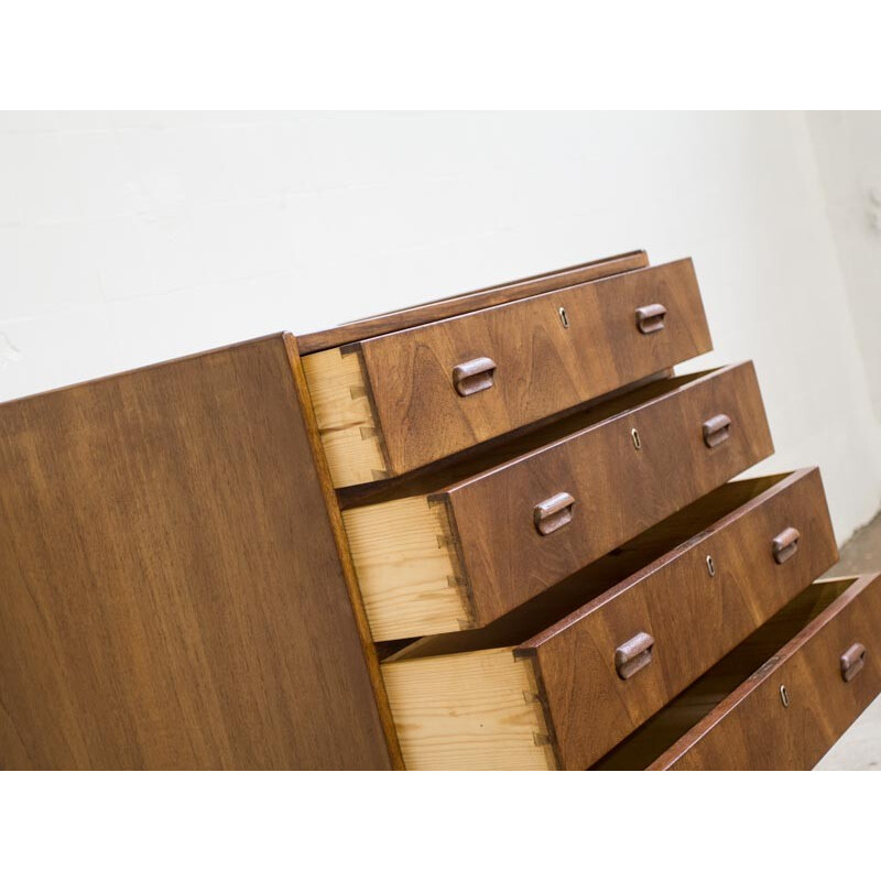  Danish chest of 4 drawers in teak - 1960s