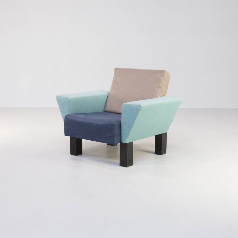 Vintage westside fauteuil van Ettore Sottsass voor Knoll