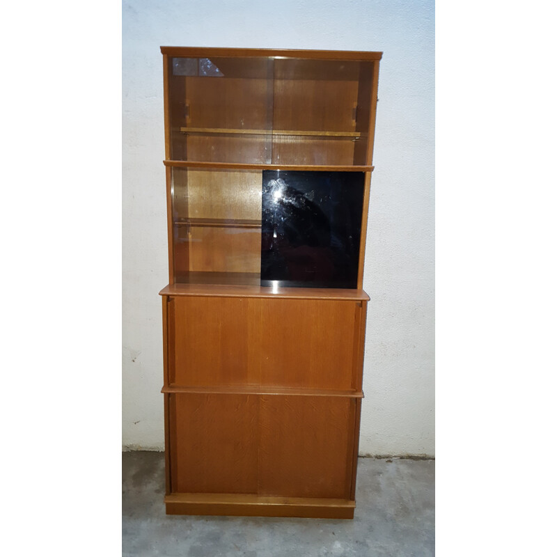 Mid century storage cabinet in wood - 1950s