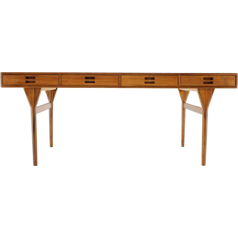 Vintage teak writing desk by Nanna Ditzel for Søren Willadsen, Denmark 1960s