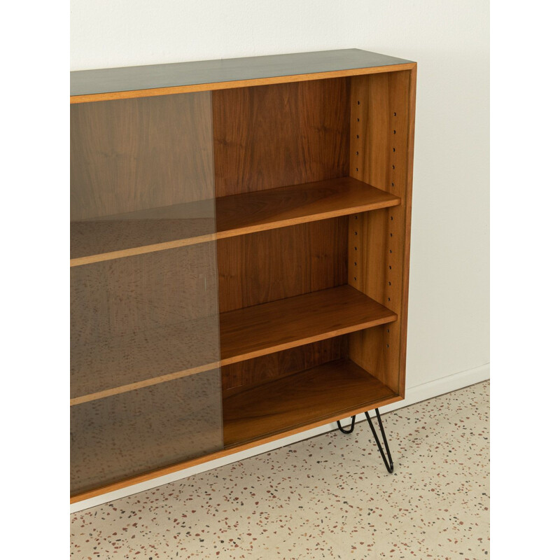 Vintage display cabinet in walnut, 1960s