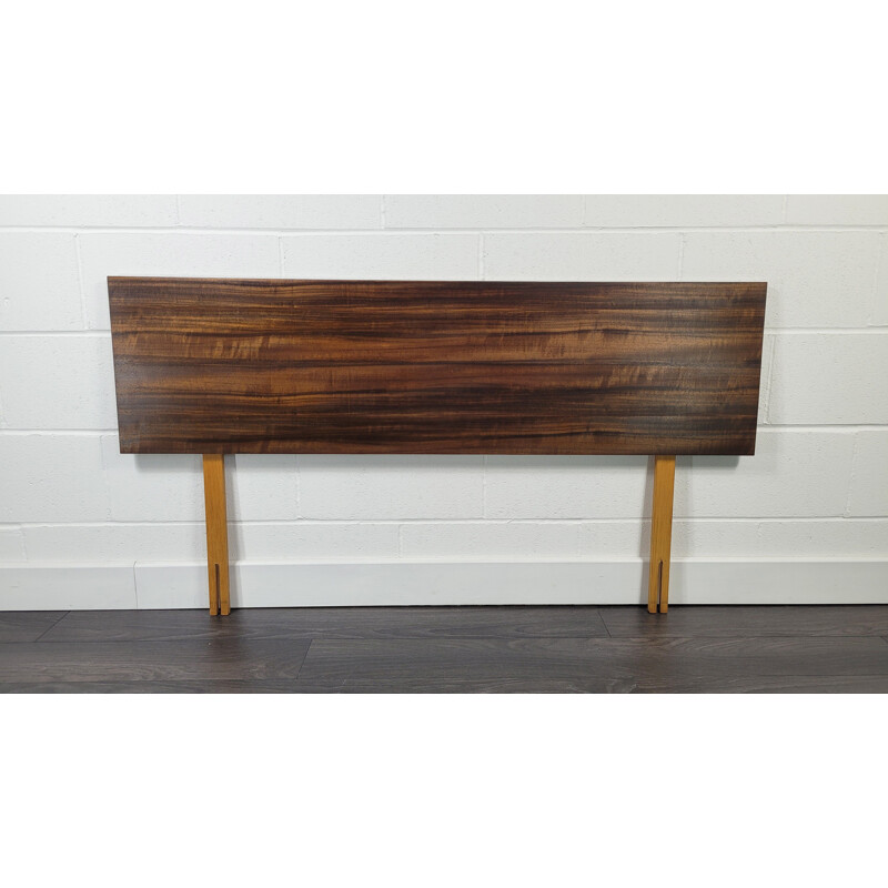 Vintage teak headboard by John and Sylvia Reid, 1950s