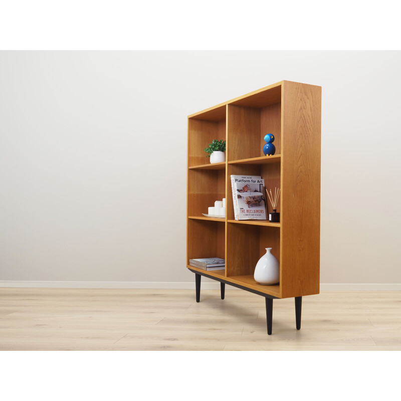 Scandinavian vintage bookcase in ash by Borge Mogensen for Ab Karl Andersson and Söner, 1960