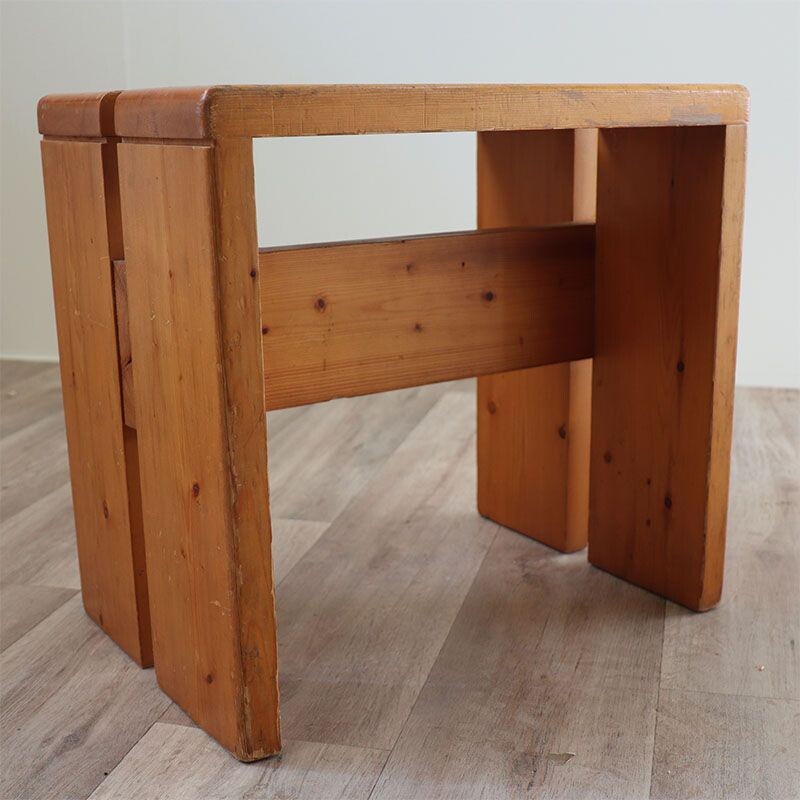 Tabouret vintage par Charlotte Perriand pour les Arcs, 1960