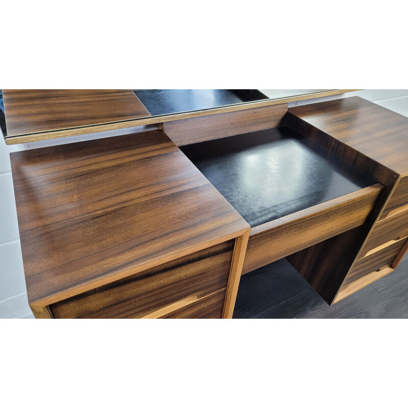 Vintage teak and walnut veneer dressing table by John and Sylvia Reid for Stag C Range, 1950