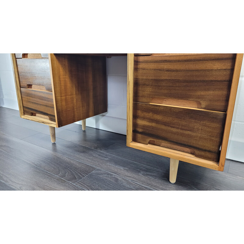 Vintage teak and walnut veneer dressing table by John and Sylvia Reid for Stag C Range, 1950