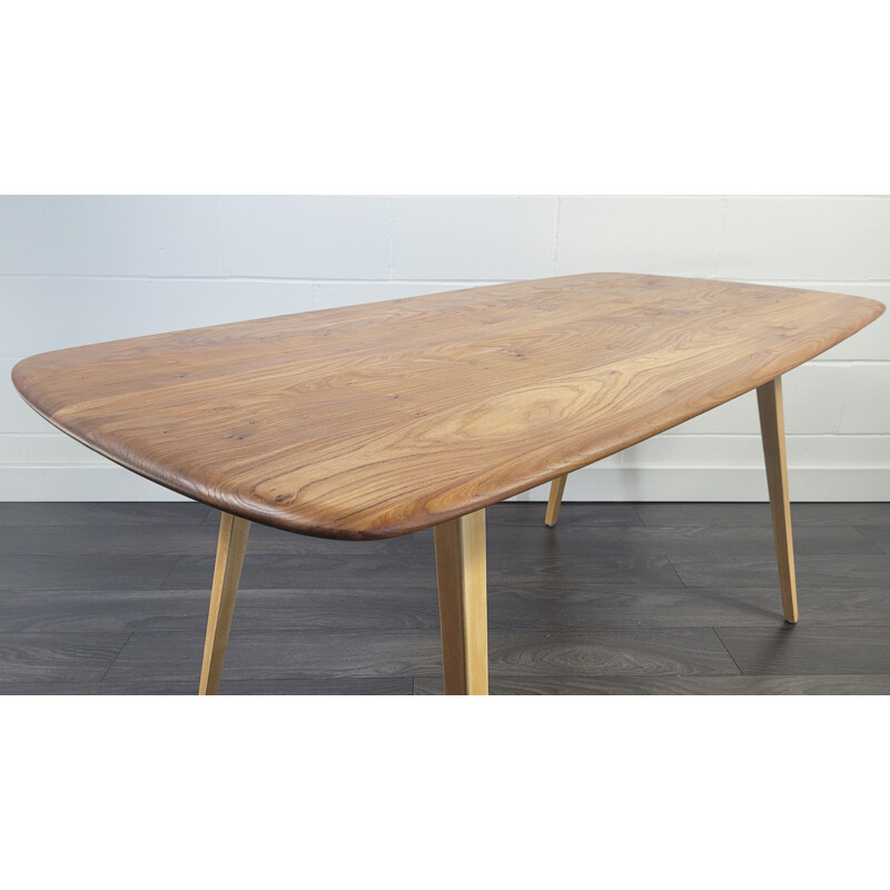 Vintage Plank dining table by Ercol, 1960s