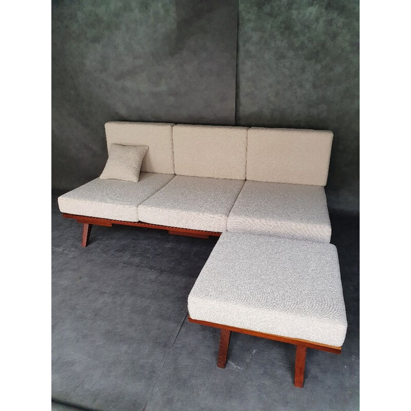 Vintage sofa bed by Frantisek Jiràk for Tatra, Czechoslovakia 1960