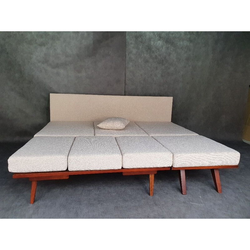 Vintage sofa bed by Frantisek Jiràk for Tatra, Czechoslovakia 1960