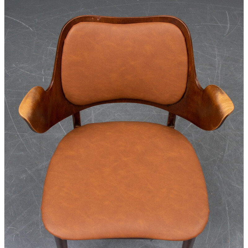 Vintage 107 armchair by Hans Olsen for Bramin Mobler, 1957