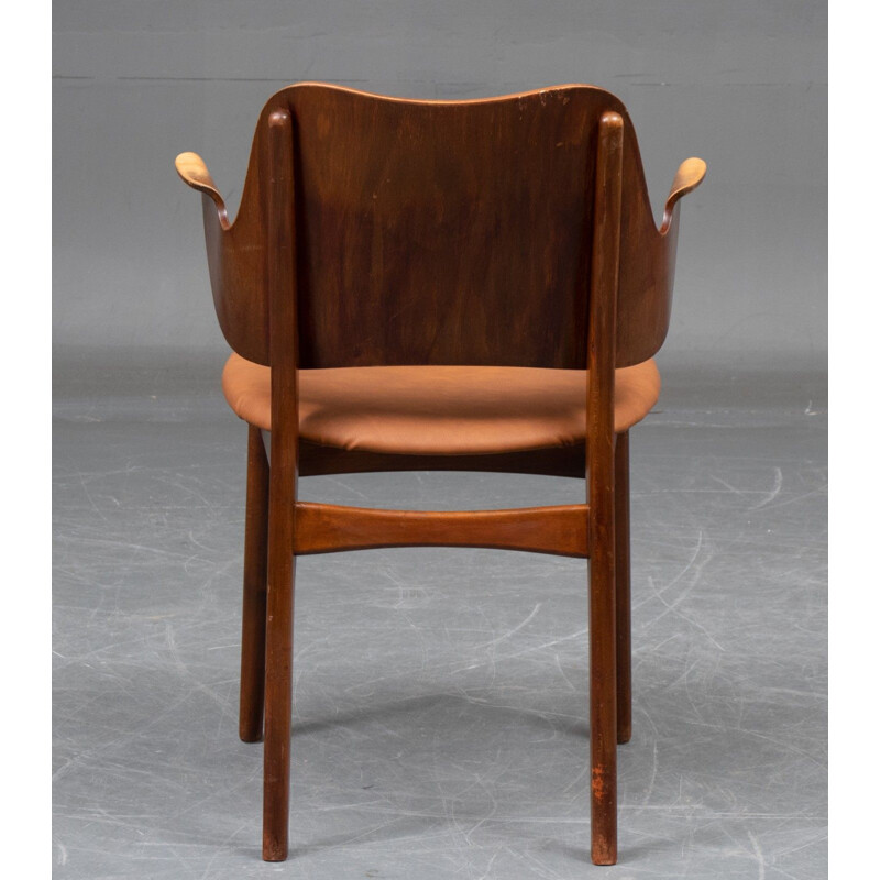 Vintage 107 armchair by Hans Olsen for Bramin Mobler, 1957