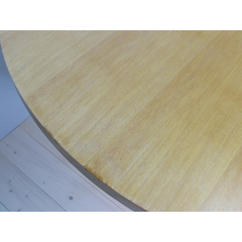 Vintage beechwood table by Giancarlo Piretti for Castelli