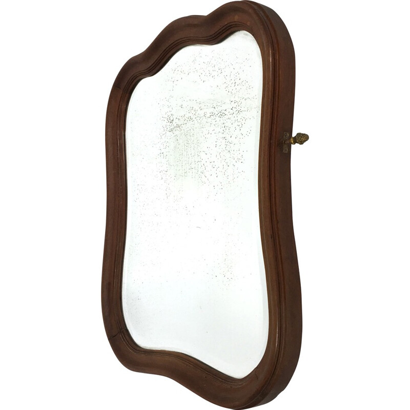 Mirror in wood - 1950s