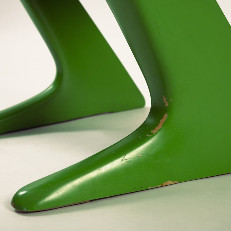 Fauteuil kangourou vintage vert par Ernst Moeckl pour Horn