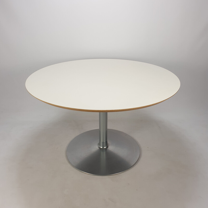 Vintage round dining table by Pierre Paulin for Artifort, 1960s