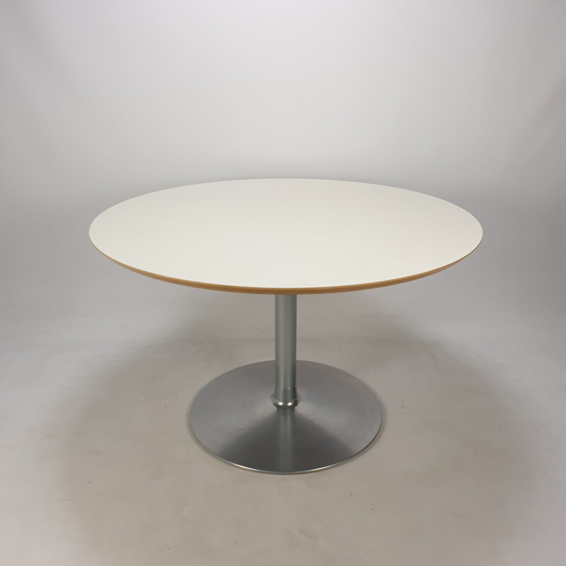 Vintage round dining table by Pierre Paulin for Artifort, 1960s