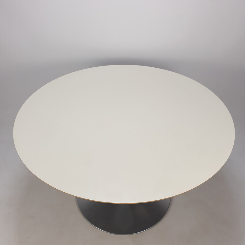 Vintage round dining table by Pierre Paulin for Artifort, 1960s