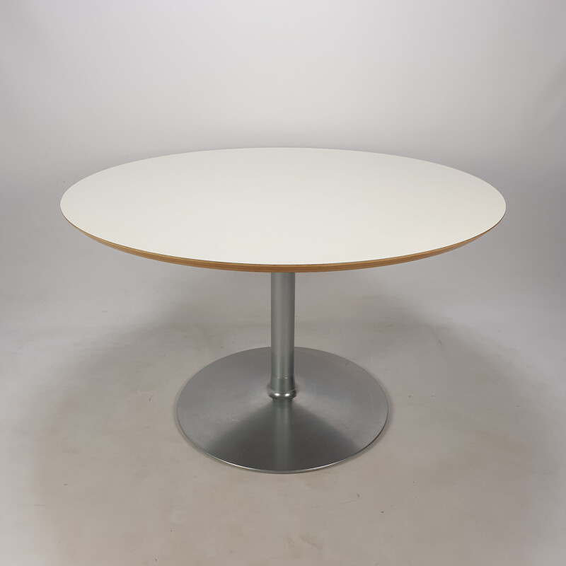 Vintage round dining table by Pierre Paulin for Artifort, 1960s