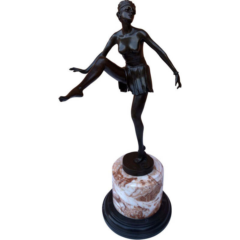 Figurine vintage en bronze
