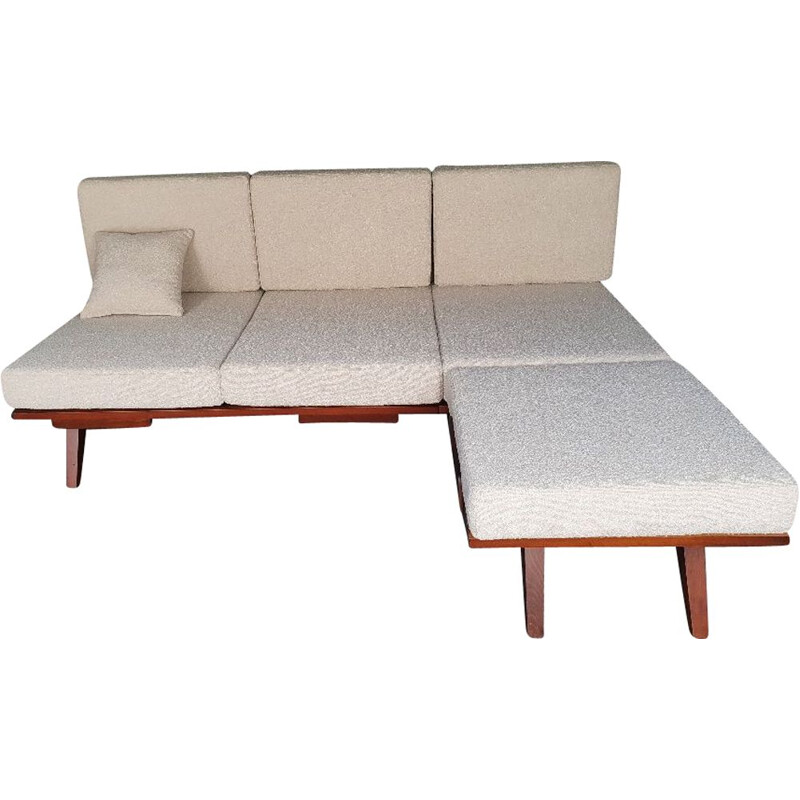 Vintage sofa bed by Frantisek Jiràk for Tatra, Czechoslovakia 1960