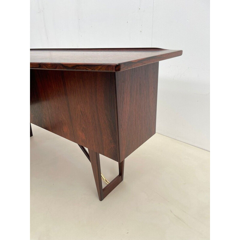 Scandinavisch vintage boemerang bureau van Peter Løvig Nielsen, Denemarken 1956