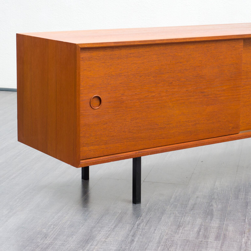 Vintage sideboard in teck by Lothar Wegner, 1960s