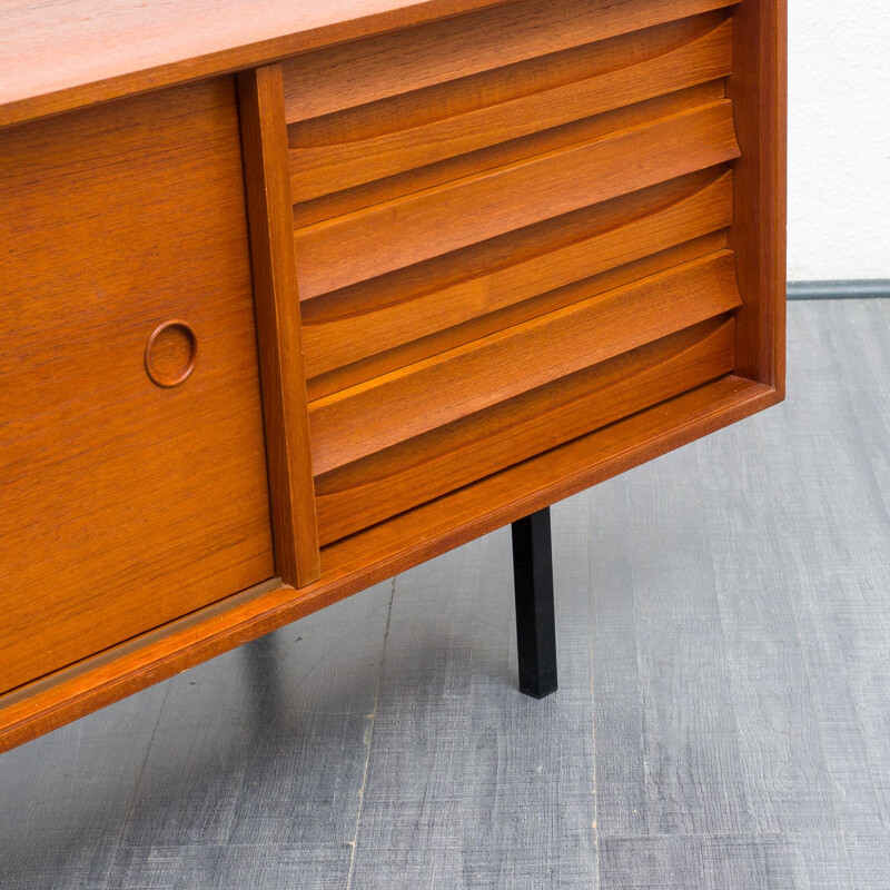 Vintage sideboard in teck by Lothar Wegner, 1960s