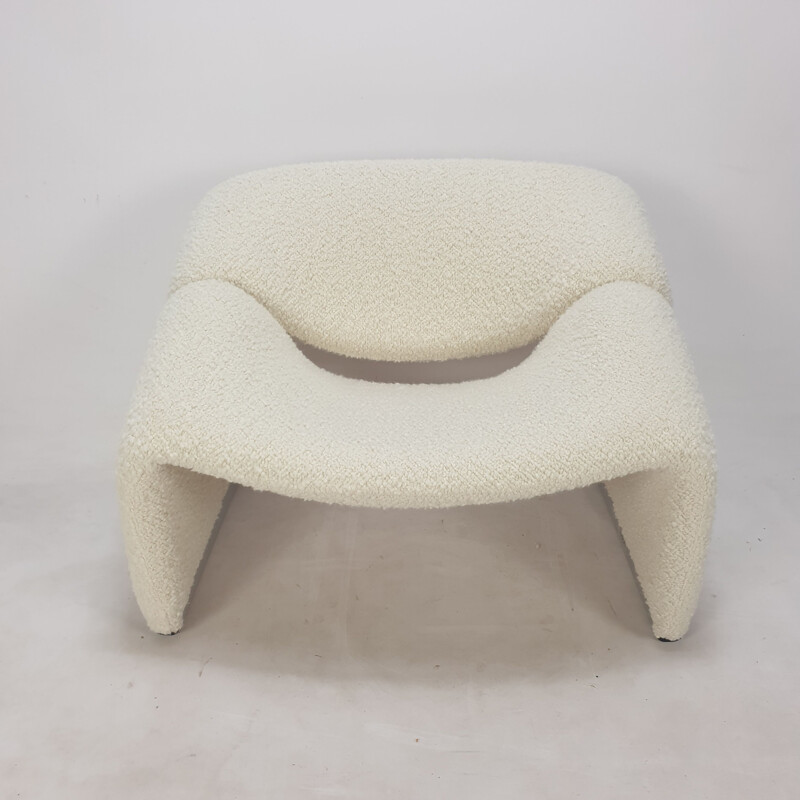 Pair of vintage F598 Groovy armchairs by Pierre Paulin for Artifort, 1980