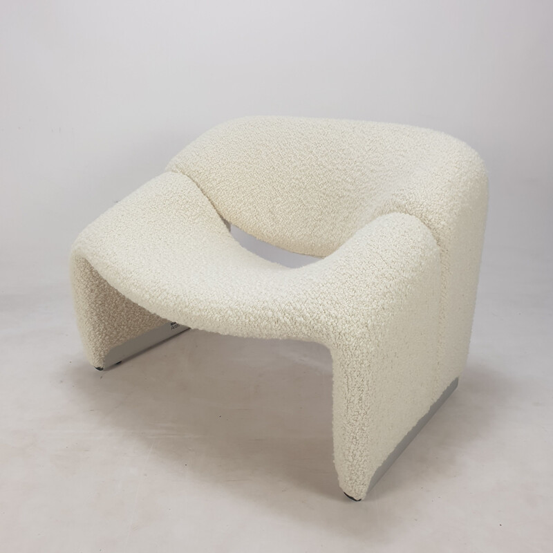 Pair of vintage F598 Groovy armchairs by Pierre Paulin for Artifort, 1980