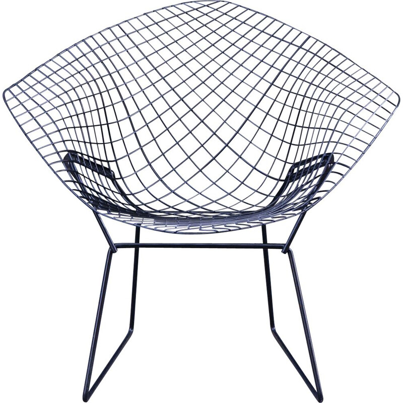 Black Diamond vintage fauteuil van Harry Bertoia voor Knoll, 1970