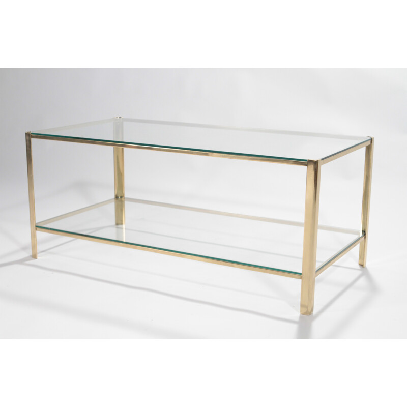 Coffee table Maison Malabert in bronze, Jacques QUINET - 1960s