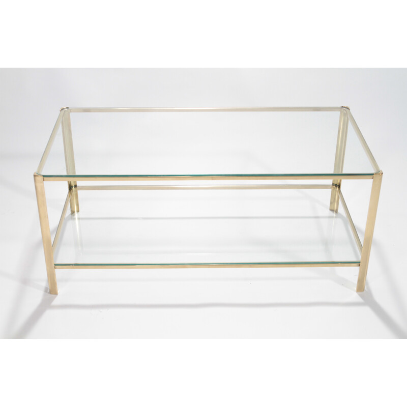 Coffee table Maison Malabert in bronze, Jacques QUINET - 1960s