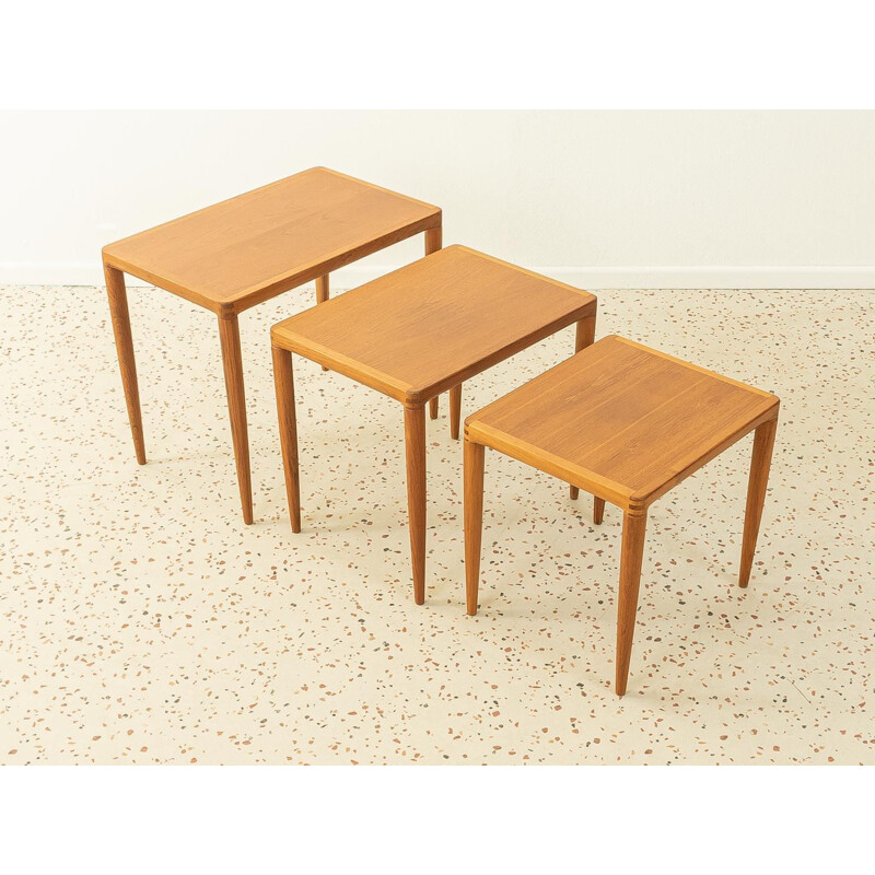 Vintage nesting tables by H.W.Klein for Bramin, Denmark 1960s