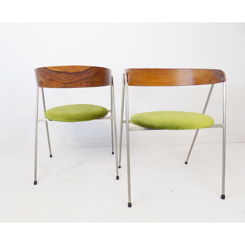 Paar vintage stoelen 7022 van Roland Rainer voor Wilkhahn, 1965