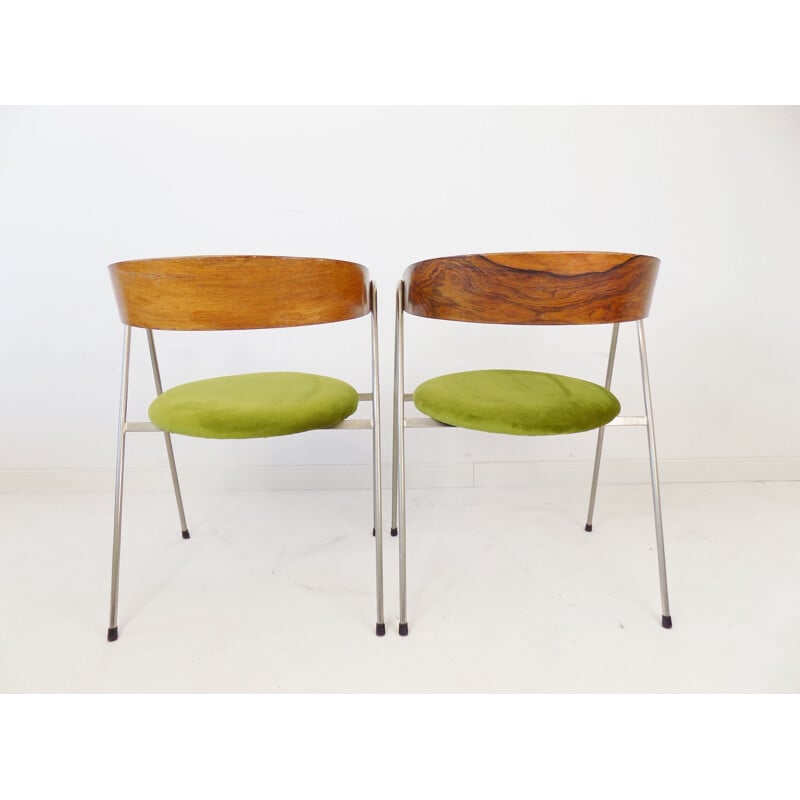 Par de cadeiras vintage 7022 por Roland Rainer para Wilkhahn, 1965