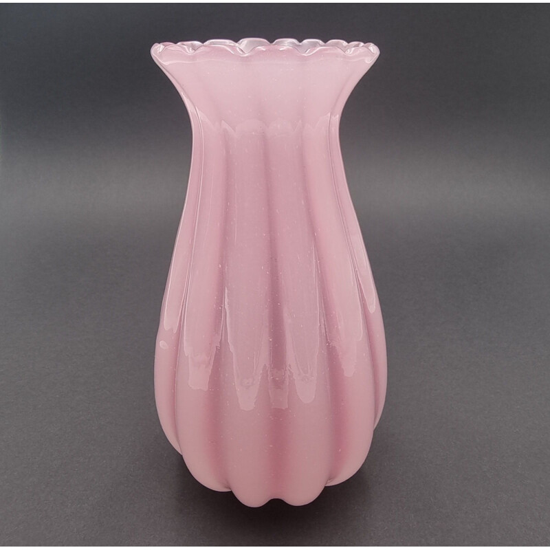 Vintage Vase aus Muranoglas von Archimede Seguso, Italien 1950