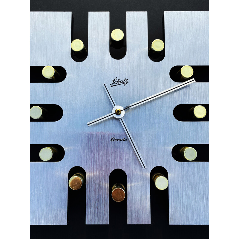 Horloge vintage Space Age, Allemagne 1960