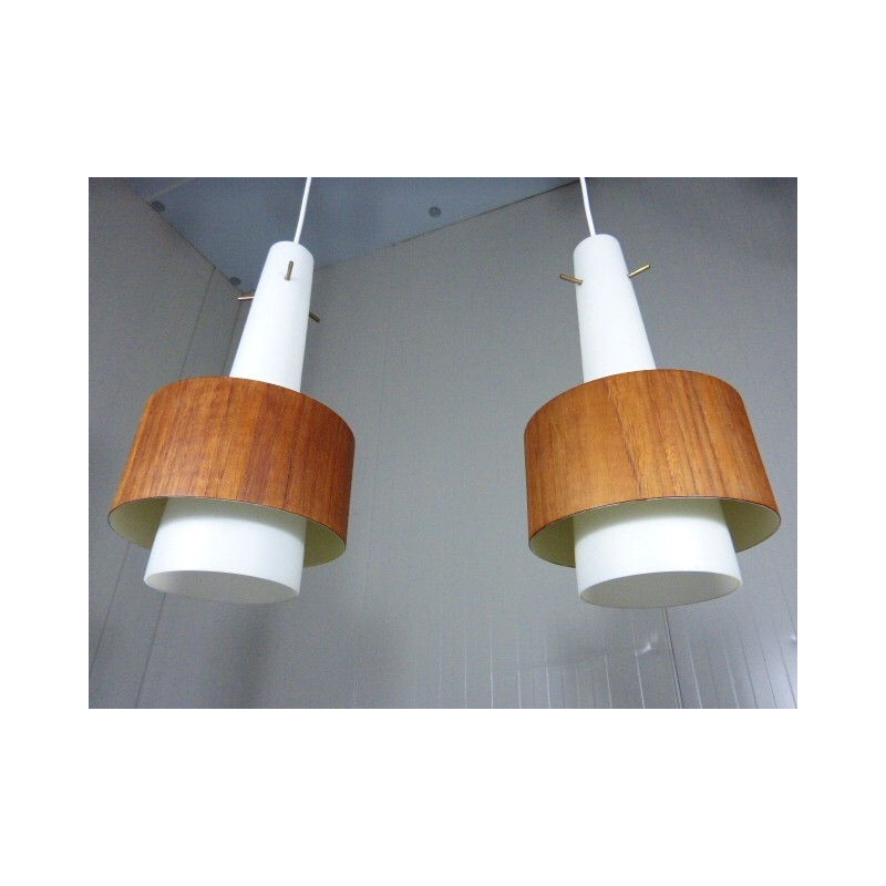 Scandinavian hanging lamp - 1950s