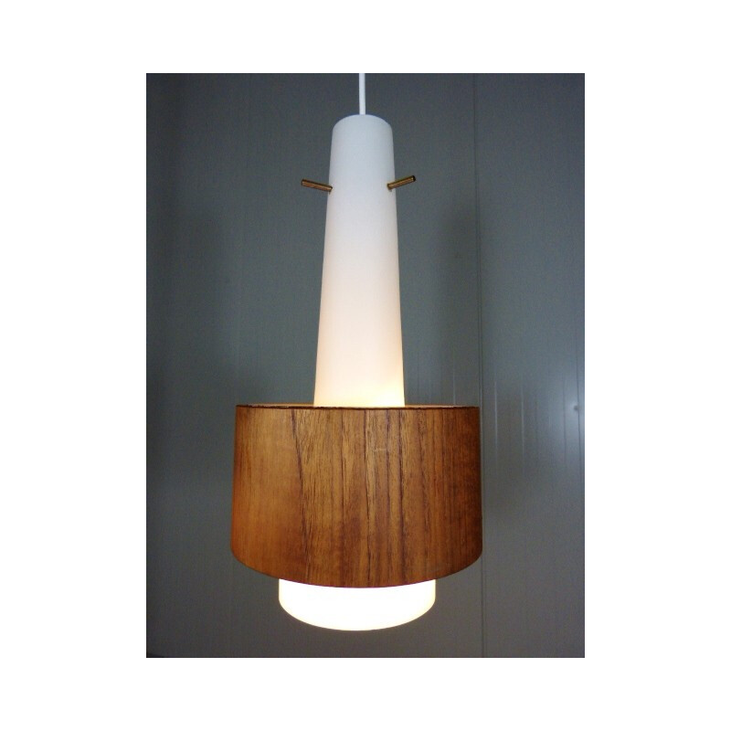 Scandinavian hanging lamp - 1950s