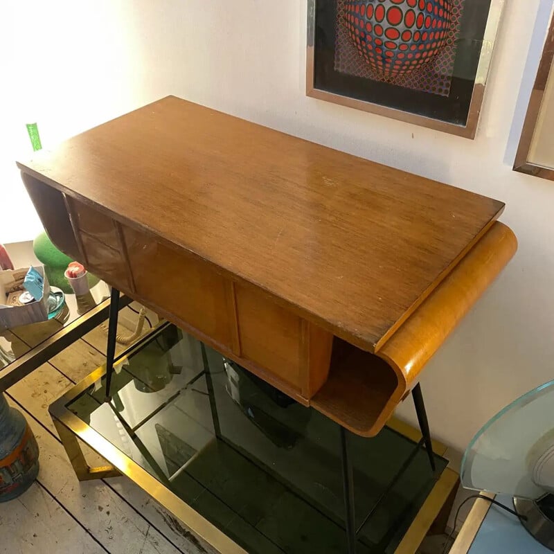 Mid-century console for sewing machine by Giò Ponti for Singer, 1960s