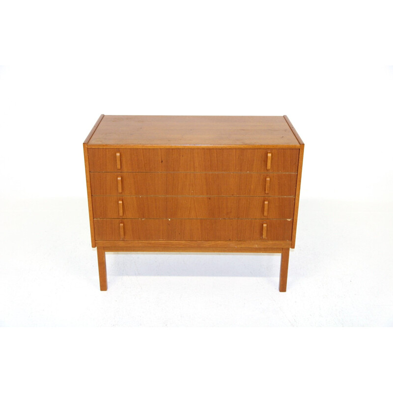 Scandinavian vintage teak chest of drawers by Bodafors, Sweden 1960