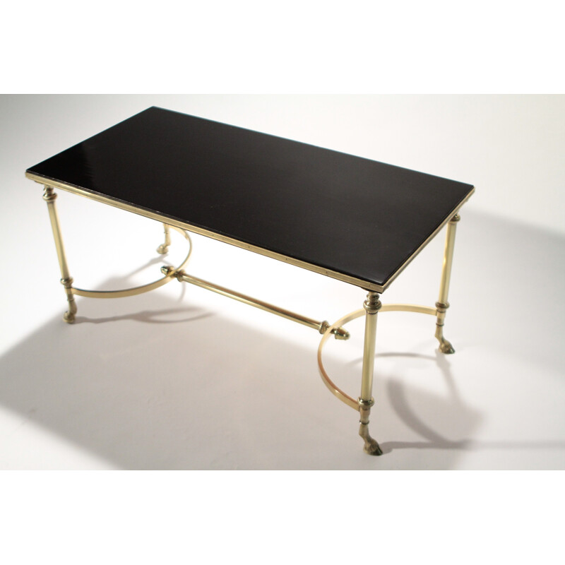 Coffee table Maison Charles in lacquered wood - 1960s