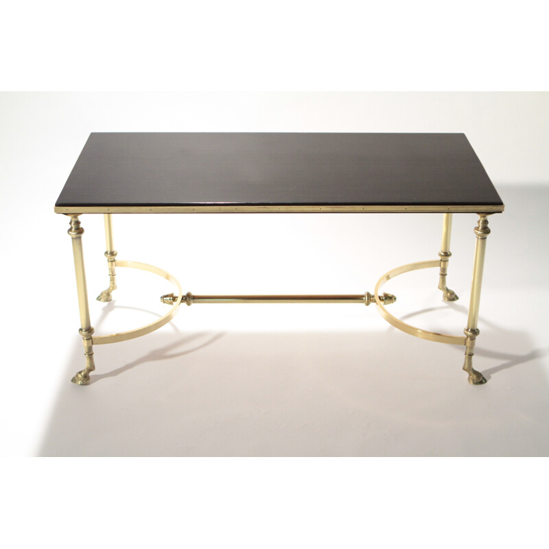 Coffee table Maison Charles in lacquered wood - 1960s